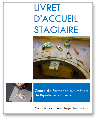 formation en bijouterie: livret d'accueil.
